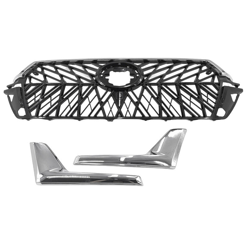 Chrome Black Grille Fit For Toyota Landcruiser 200 Series 2016-2021 GRILLE-TA013 - Machter