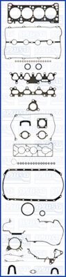 Mazda B6D/T DOHC 16V Full Gasket Set GS940A - Austral