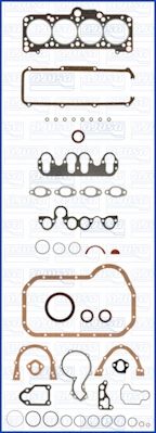 Volkswagen Aac SOHC 8V Full Gasket Set GW790A - Austral