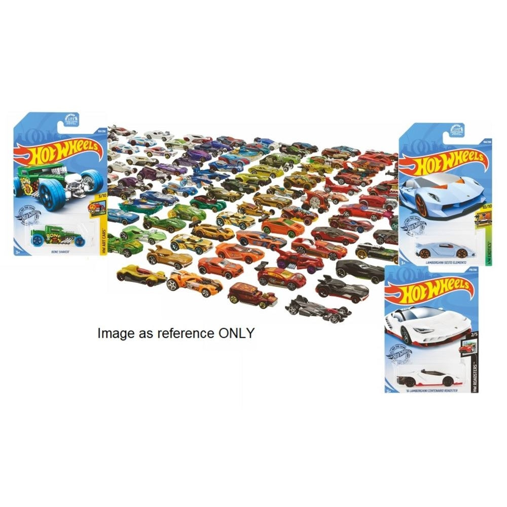 Hot Wheels Basic Cars 72-Car Display Assortment Collectible