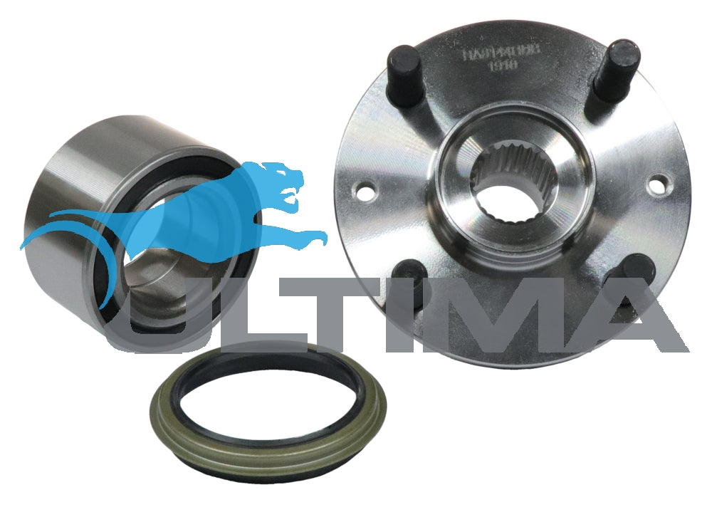 Front Wheel Hub Assy Fits Ford Laser, Mazda 323 Protege, Astina BJ 1.6L/1.8L without ABS LHS/RHS 4 Stud HA8144 - Ultima