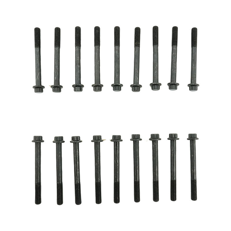 18 Pcs Cylinder Engine Head Bolt Set Fit For Nissan Navara D22 4cyl 3.2L QD32E 1997-2001 HBOLT-NS006 - Machter