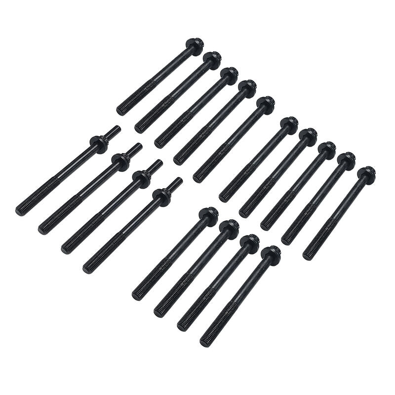 18 Pcs Cylinder Head Bolts Set Fit For Nissan Patrol GU Y61 3.0L ZD30DDTi Diesel 2006-2017 110572W200 11057DB000 HBOLT-NS007 - Machter
