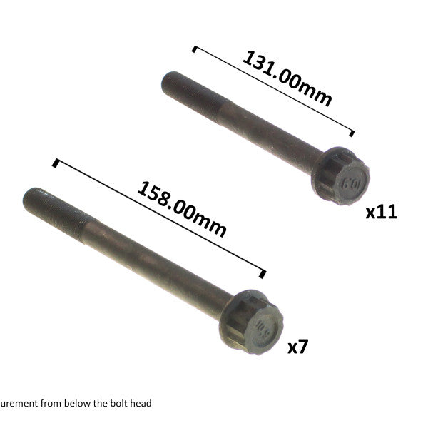 Head Bolt Set MAZDA TF TM HBS134 - PERMASEAL