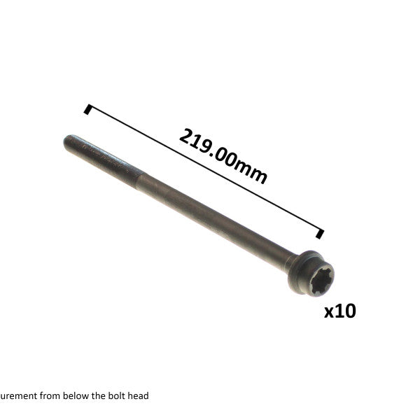 Head Bolt Set HOLDEN Z19DT SOHC 8V HBS392 - PERMASEAL