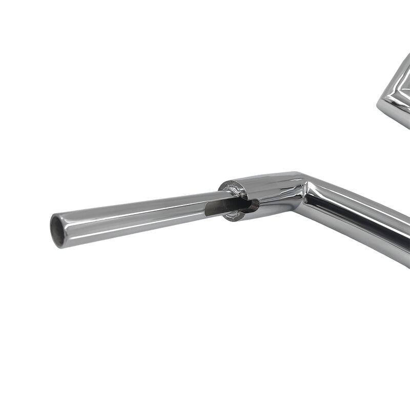 14" Rise 2" Ape Hanger Handlebar Chrome Fit For Harley Davidson Sportster XL883 XL1200 X48 72 Street Bob Dyna HDB-HL003-SV - Machter