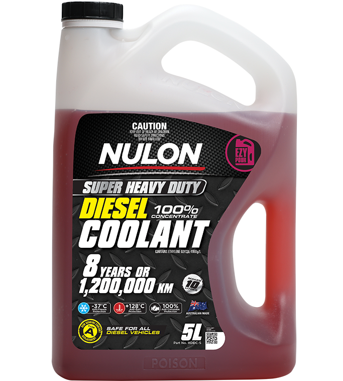 Super Heavy Duty Diesel Coolant 100% Concentrate 5L - Nulon