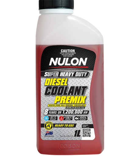 Super Heavy Duty Diesel Coolant Premix - Nulon 1L