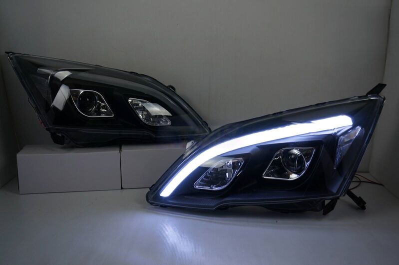 3D LED DRL Looks Projector Headlights Fit For Honda CR-V CRV 2007-2012 HL-HD033LS - Machter