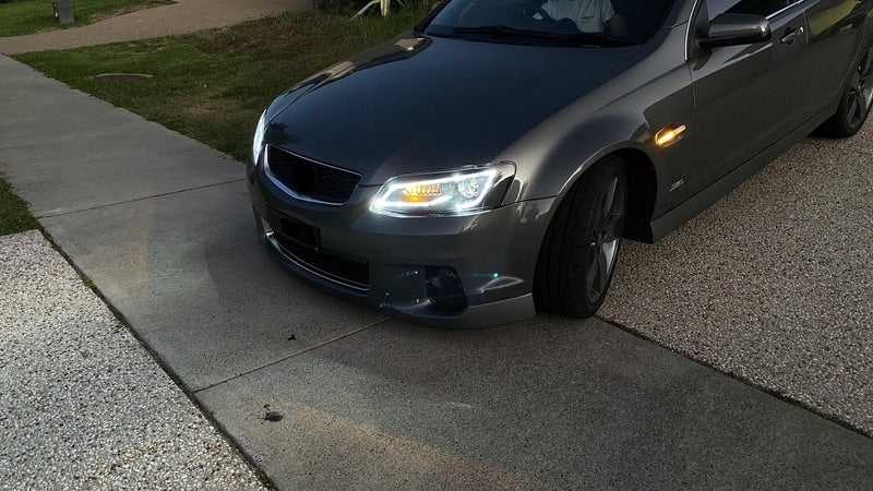 LED Headlights Sequential Blinker Fit For Holden VE Commodore Series 1&2 With HID Xenon Globes HL-HLN002LED - Machter