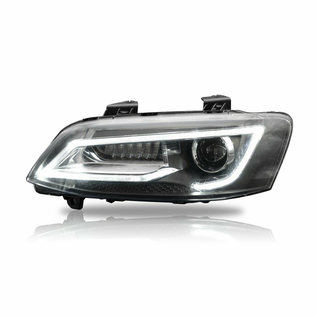 LED Headlights Sequential Blinker Fit For Holden VE Commodore Series 1&2 With HID Xenon Globes HL-HLN002LED - Machter