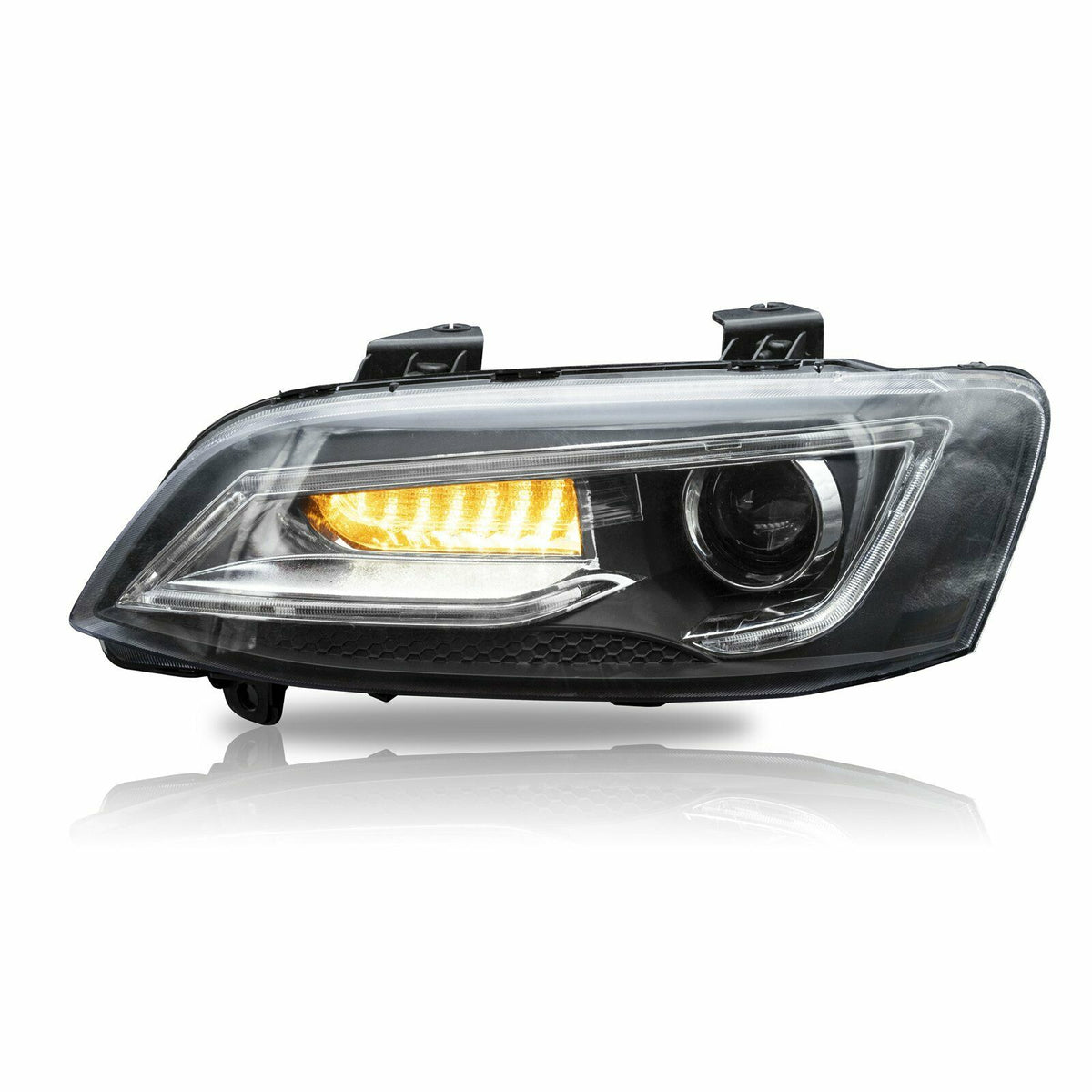LED Headlights Sequential Blinker Fit For Holden VE Commodore Series 1&2 With HID Xenon Globes HL-HLN002LED - Machter