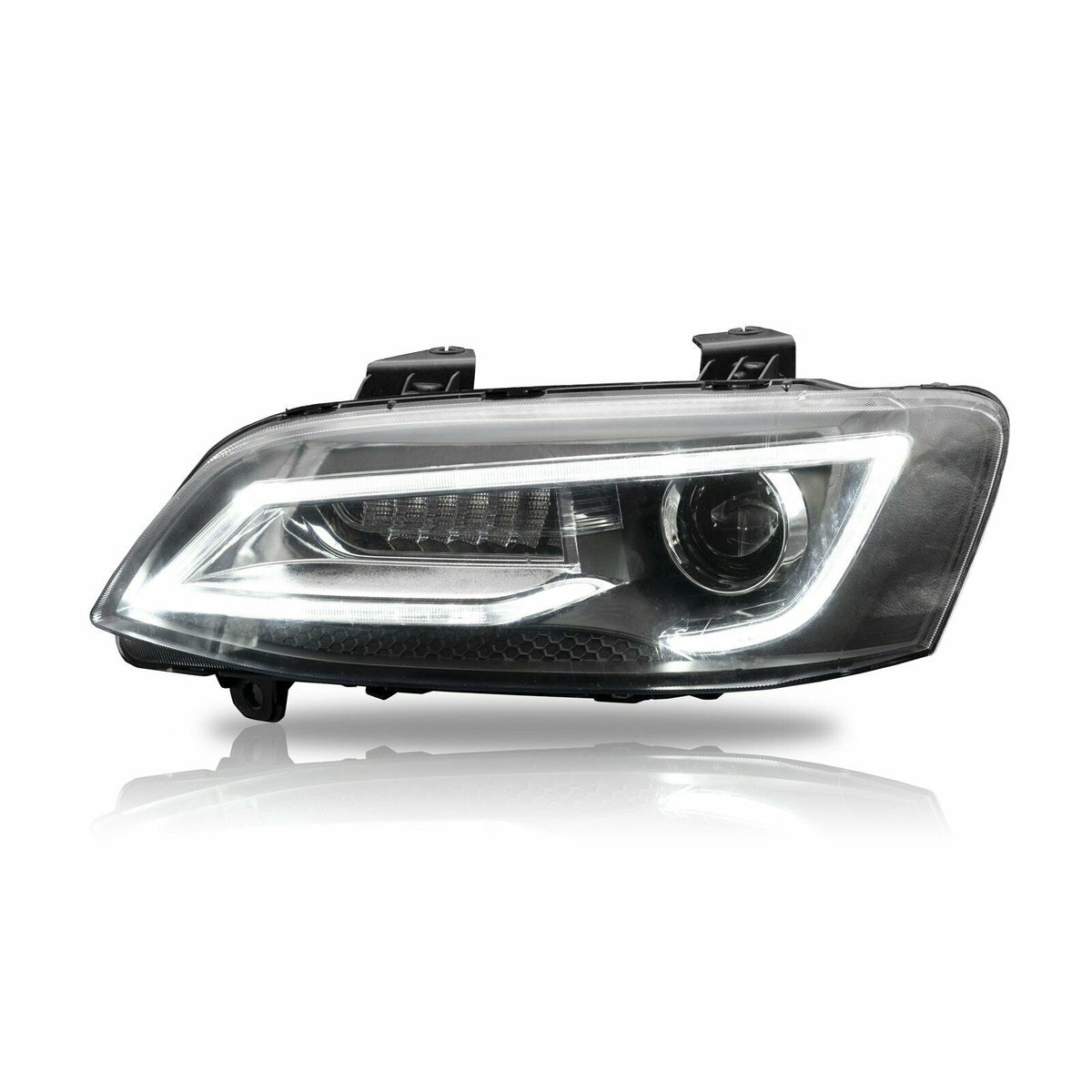 LED Headlights Sequential Blinker Fit For Holden VE Commodore Series 1&2 With HID Xenon Globes HL-HLN002LED - Machter