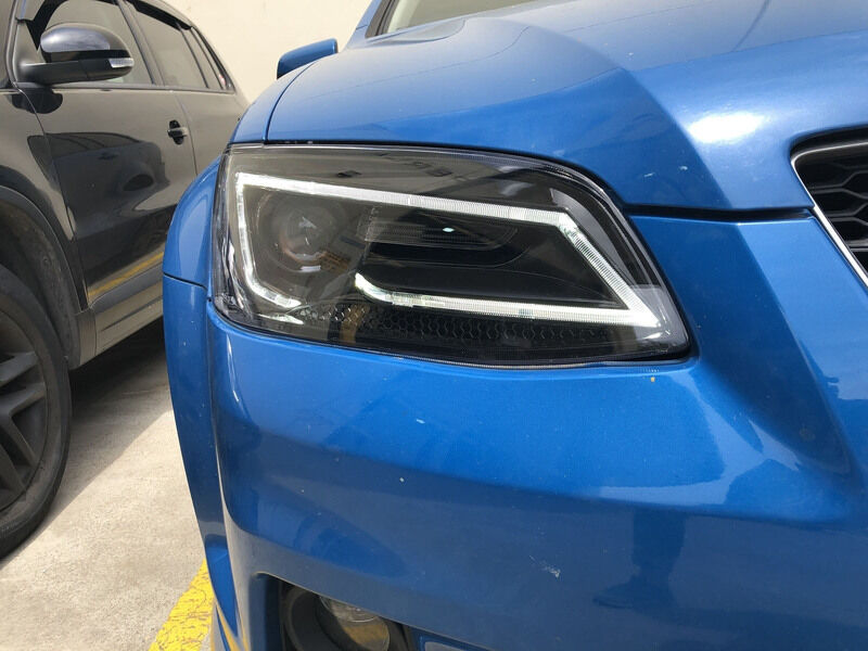 Black LED Headlights Sequential Blinker Fit For Holden VE Commodore Series 1 & 2 Xenon Globes HL-HLN004LED - Machter