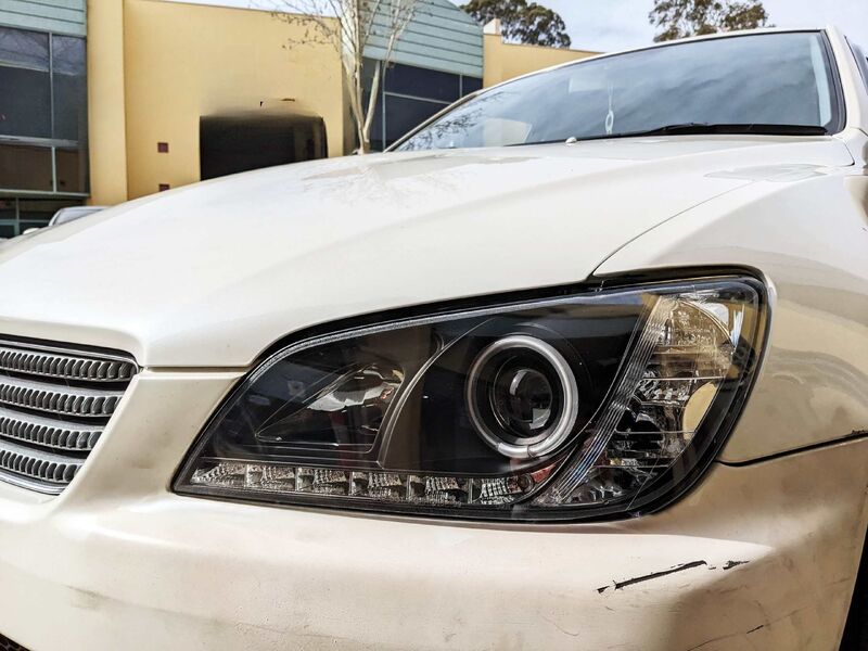 Black CCFL DRL Projector Headlights Fit For Lexus IS200 IS300 Toyota Altezza 1999-2005 HL-LX021LS - Machter