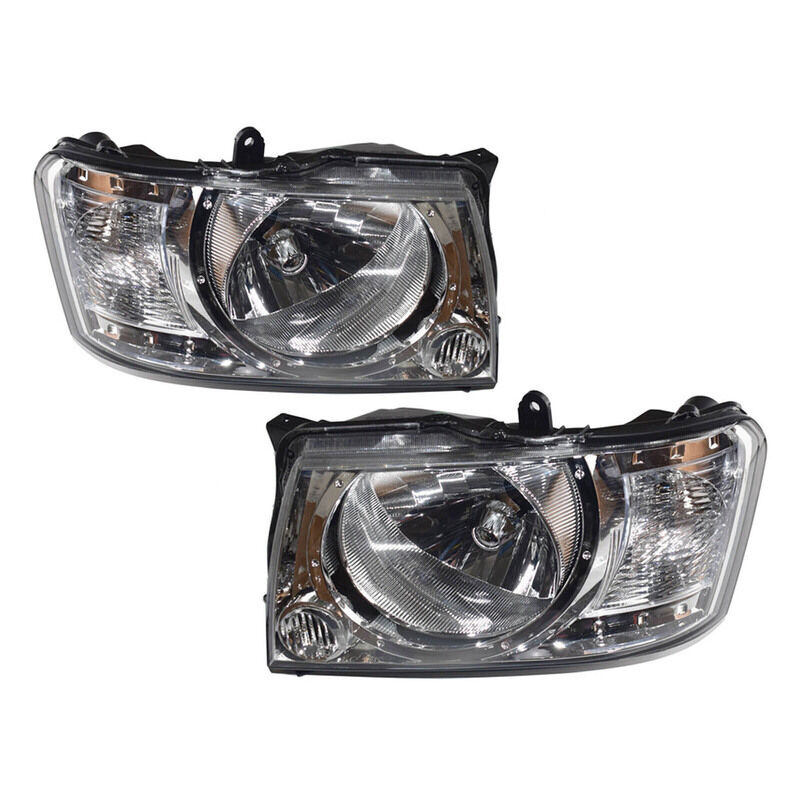Pair Head light Lamp Fit For Nissan Patrol Wagon GU Y61 2004-2016 HL-NS005 - Machter
