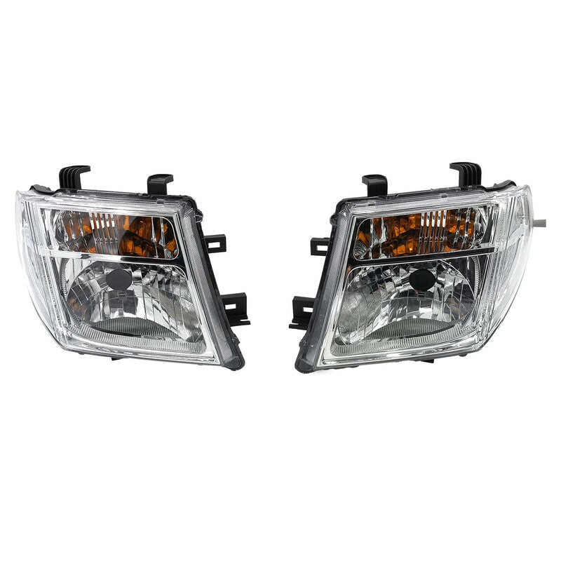 Pair Head Light Lamp Fit For Nissan Navara D40 D40T MNT Thai Built 2008-2014 HL-NS009 - Machter