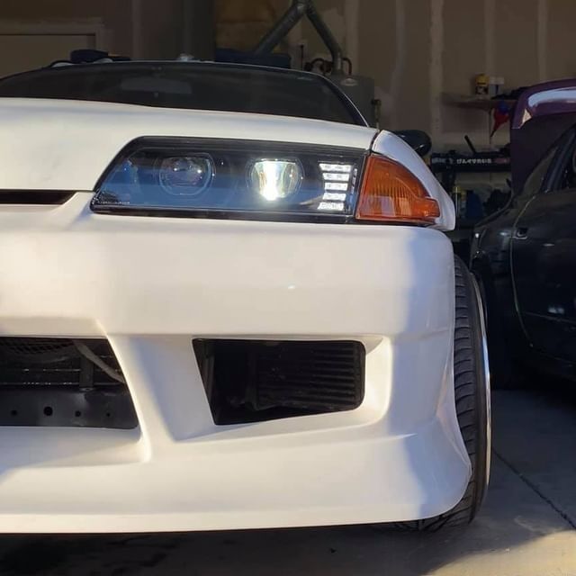 COPLUS 78 Works Dual LED Projector Headlights Fit For Nissan Skyline R32 GTR GTST RB26 1989-1994 HL-NS027LS - Machter