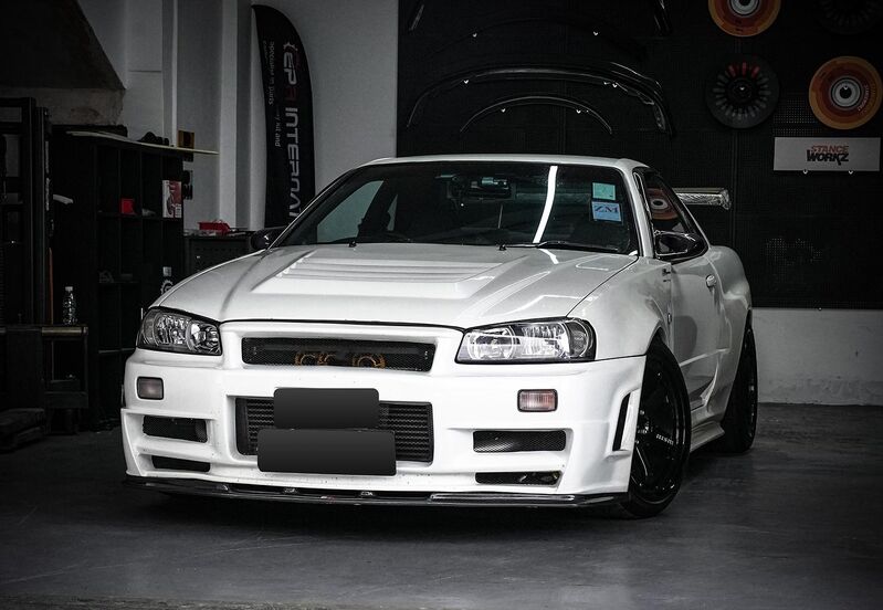 BNR34 GTR R34 OE Style Headlights Fit For Nissan Skyline R34 GTT GTR 1998-2001 HL-NS032LS - Machter