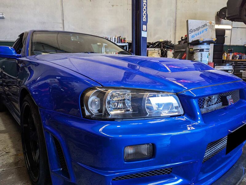 BNR34 GTR R34 OE Style Headlights Fit For Nissan Skyline R34 GTT GTR 1998-2001 HL-NS032LS - Machter