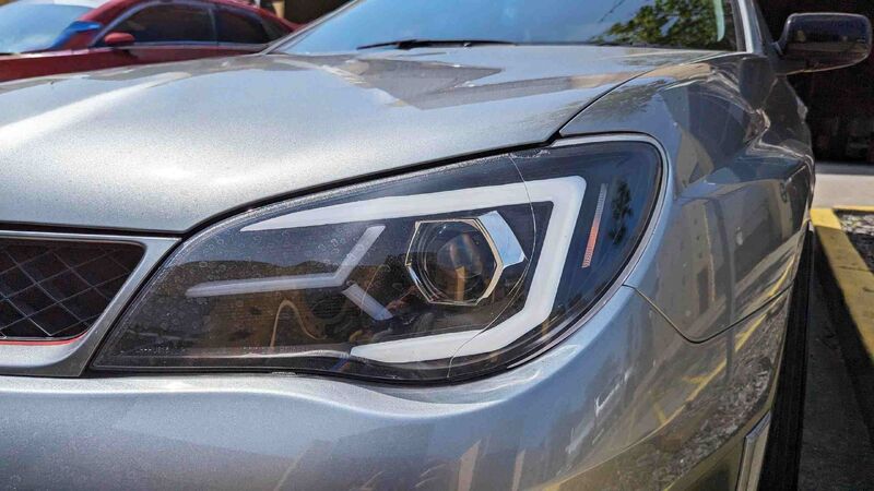 LED 3D Dynamic Blinker Projector Headlights Fit For Subaru Impreza WRX GD - Halogen Type 2005-2007 HL-SB003LS - Machter