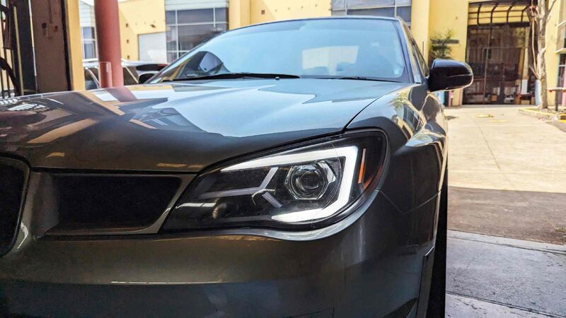 LED 3D Dynamic Blinker Projector Headlights Fit For Subaru Impreza WRX GD - Halogen Type 2005-2007 HL-SB003LS - Machter
