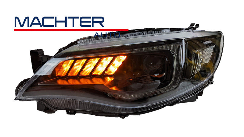 Coplus LED Projector Dynamic Headlights Fit For Subaru Impreza WRX STI G3 2008-2013 HL-SB005LS - Machter
