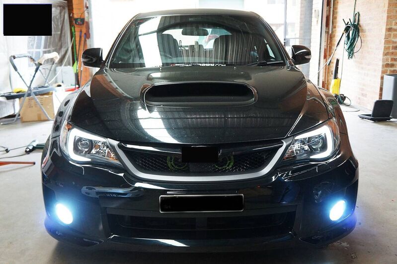 V2 LED 3D DRL Projector Sequential Headlights Fit For Subaru Impreza WRX G3 Halogen Type 2008-2013 HL-SB006LS - Machter