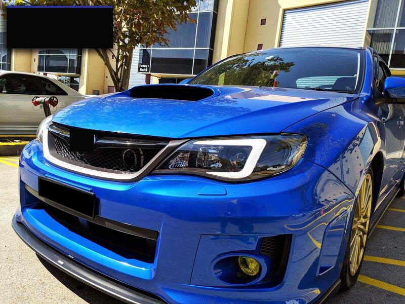 V2 LED 3D DRL Projector Sequential Headlights Fit For Subaru Impreza WRX G3 Halogen Type 2008-2013 HL-SB006LS - Machter