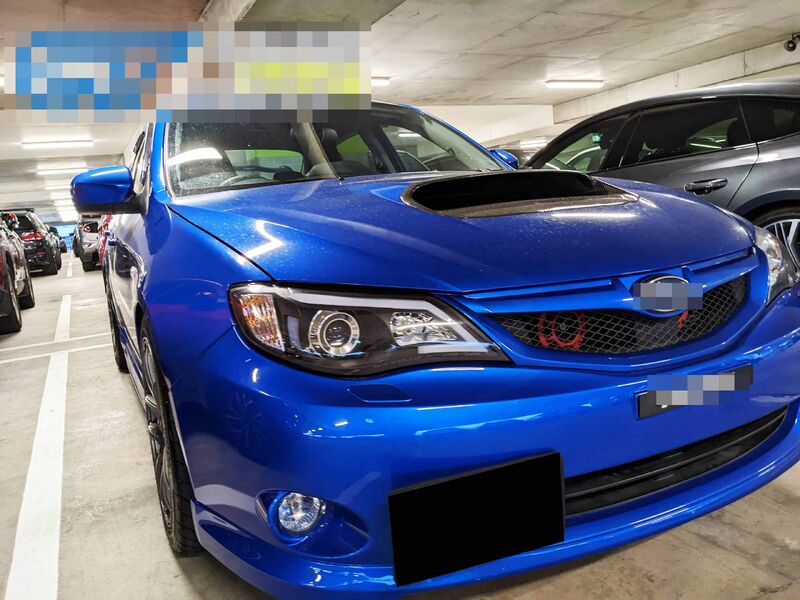 Black LED DRL Projector Headlights Fit For Subaru Impreza RS WRX STI G3 2008-2013 HL-SB012LS - Machter