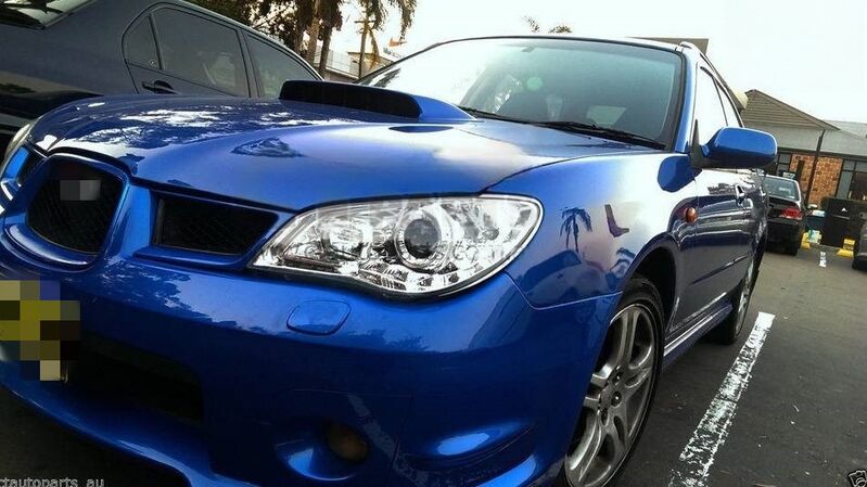 Clear LED DRL Projector Headlights Fit For Subaru Impreza WRX STI RX GD 2005-2007 HL-SB013LS - Machter
