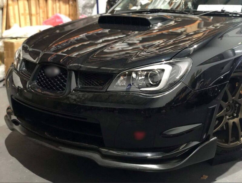 LED 3D Stripe DRL Projector Headlights Fit For Subaru Impreza WRX GD HID TYPE 2005-2007 HL-SB019LS - Machter