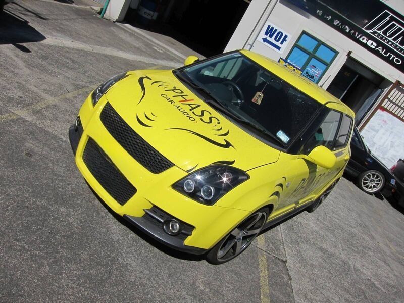 Black LED Angel Eyes Projector Headlights Fit For Suzuki Swift Sport 2004-2010 HL-SU021LS - Machter