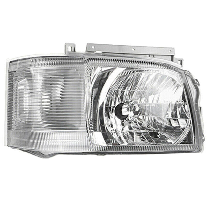 Pair Head Light Lamp Chrome Fit For Toyota Hiace TRH KDH Van Bus 2005~2010 HL-TA018 - Machter