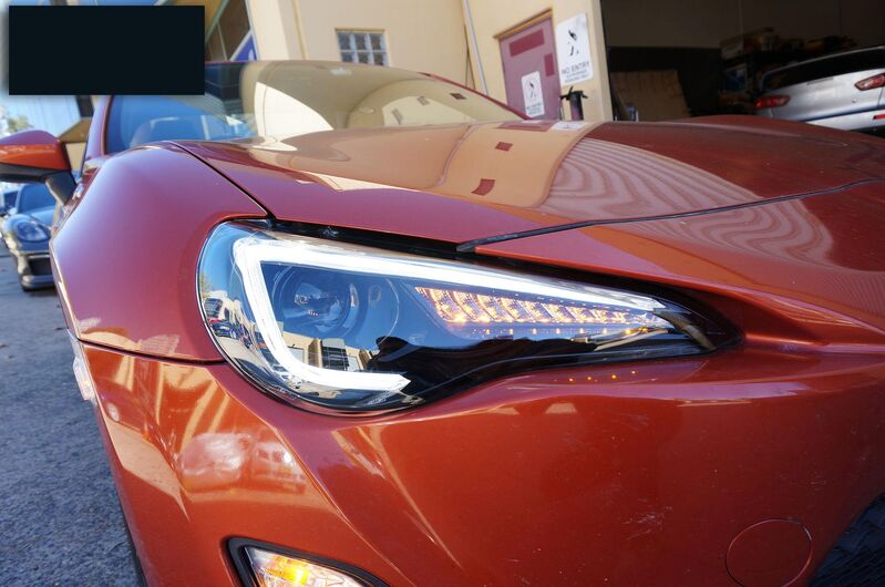 VLAND 3D LED DRL Projector Headlights Fit For Toyota 86 GTS For Subaru BRZ 2012-2020 HL-TA062LS - Machter