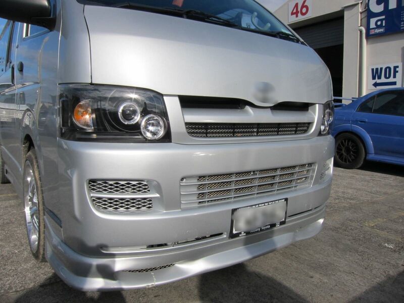 Black CCFL Angel Eyes Projector Headlights Fit For Toyota Hiace Van 2004-2010 HL-TA064LS - Machter