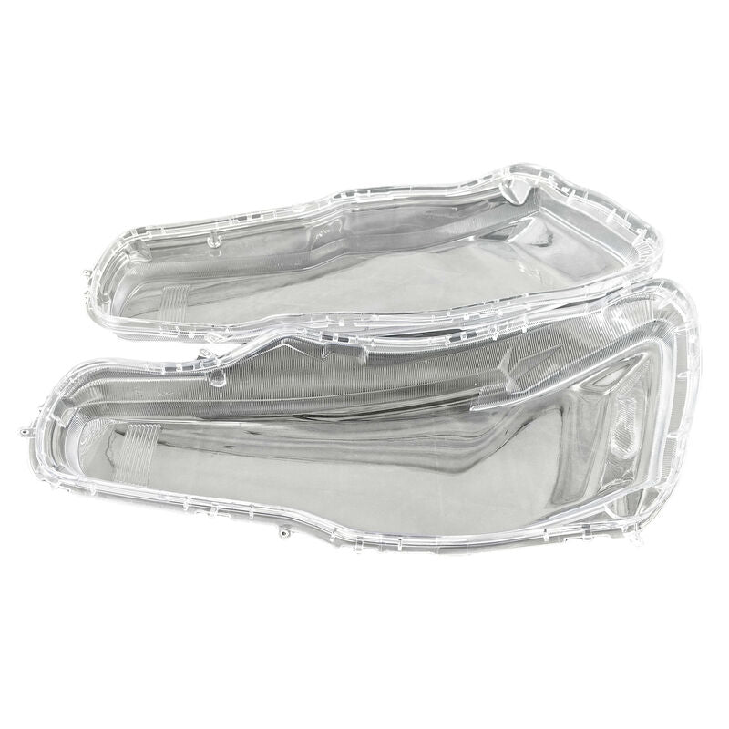 Pair Headlight Lens Cover Fit For Mitsubishi Lancer EX 2008-2016 HLC-MB001 - Machter