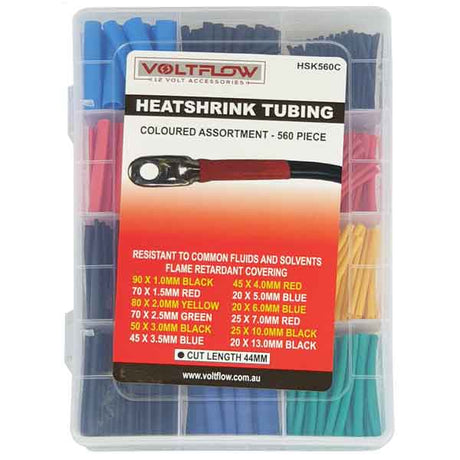 Heatshrink 560 Piece Coloured - Voltflow | Universal Auto Spares