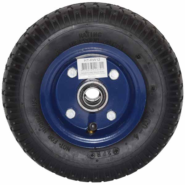 Spare Wheel Pneumatic 8" x 2.5" x 19mm Shaft - Tool King