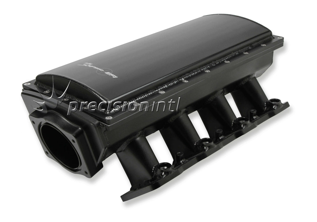 Sniper EFI Fabricated Intake Manifold GM LS3 Black NLA HY838232 - Holley - Inlet & Intake Manifolds - Holley