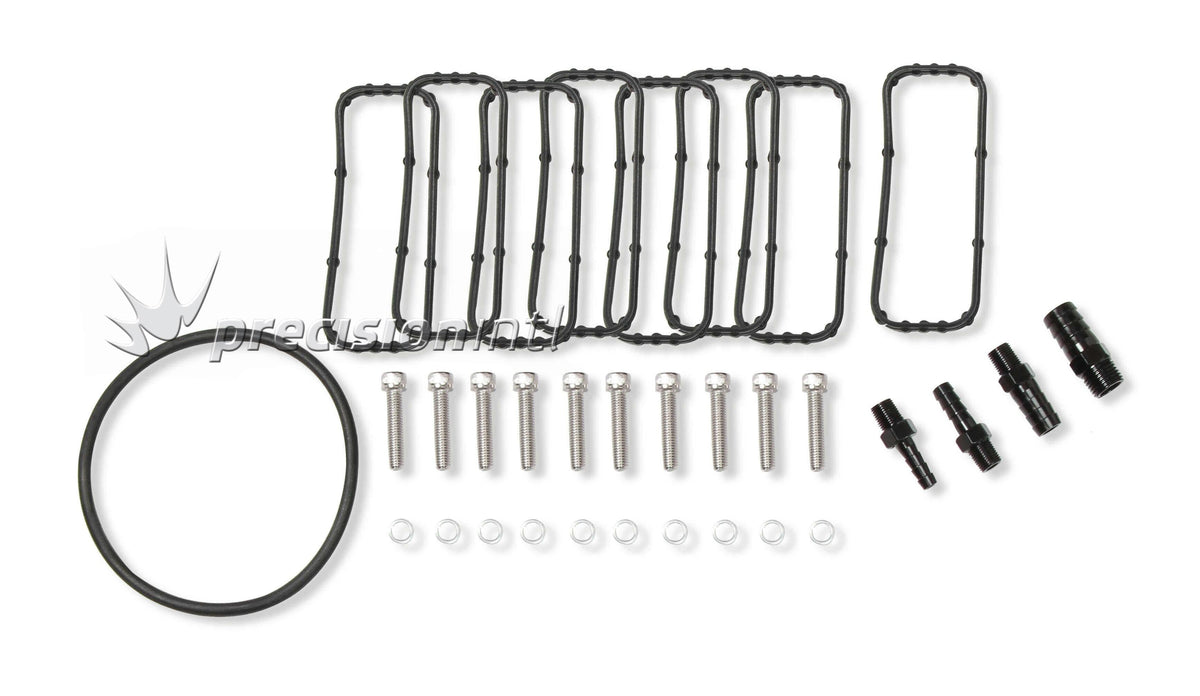 Sniper EFI Fabricated Intake Manifold GM LS3 Black NLA HY838232 - Holley - Inlet & Intake Manifolds - Holley