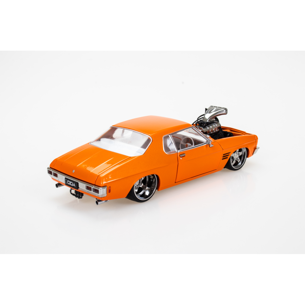 Holden HQ 2 Door Supercharged Orange Diecast Model Car 1:24 Scale (Approx. 18–20cm) Collectible | Universal Auto Spares