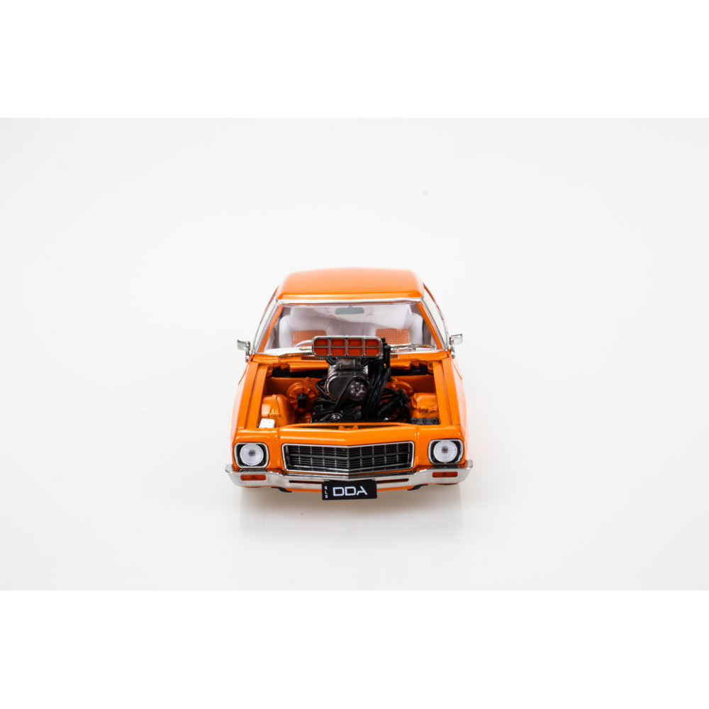 Holden HQ 2 Door Supercharged Orange Diecast Model Car 1:24 Scale (Approx. 18–20cm) Collectible | Universal Auto Spares