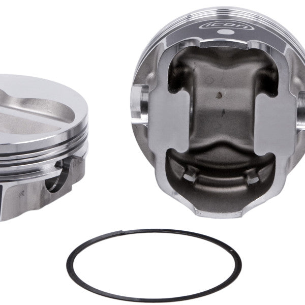 Piston & Pin Set (Performance) CHEV 383 SB V8 FLAT TOP FHR 8IC10016-030 - ICON