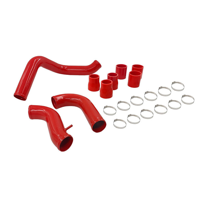 Intercooler Piping Kit With Joints & Clamps Red Fit For Nissan Navara D40 Turbo 2.5L YD25DDTI Engine 2005-2014 ICP-NS001-RED - Machter