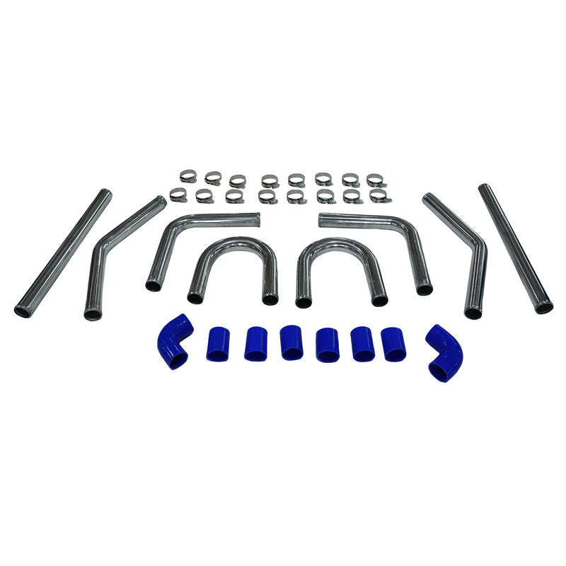 2Inch 51mm 2'' Universal Turbo Intercooler Piping Pipe Kit Aluminum Fit For All Turbo Projects ICP-UN20 - Machter