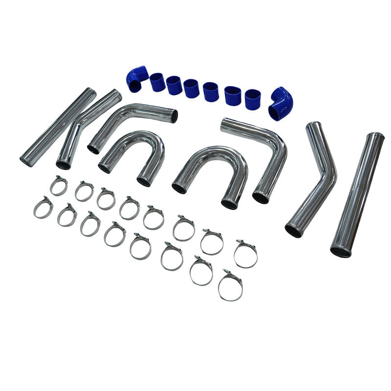 3Inch 76mm 3" Universal Turbo Intercooler Piping Pipe Kit Aluminum Fit For All Turbo Projects ICP-UN30 - Machter