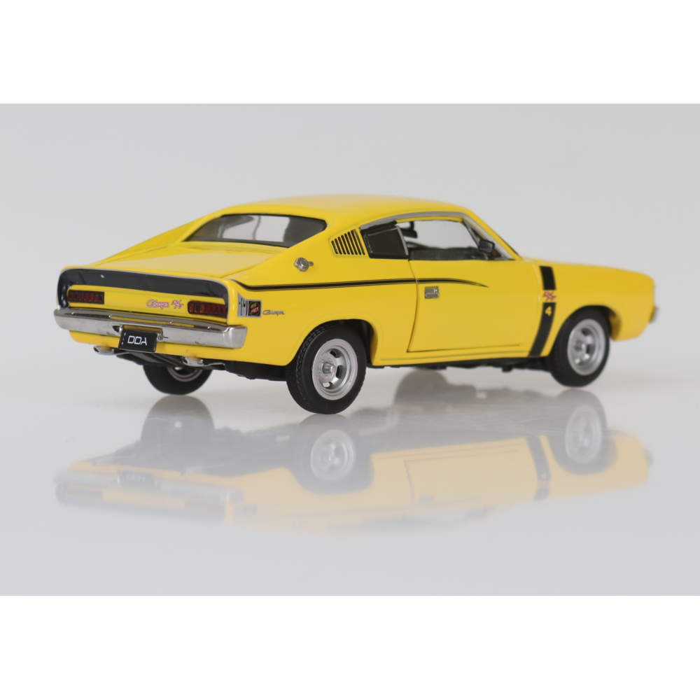 Chrysler Valiant Charger E49 Yellow Fully Detailed Opening Doors & Bonnet Diecast Model Car 1:32 Scale (Approx. 14–15cm) Collectible | Universal Auto Spares