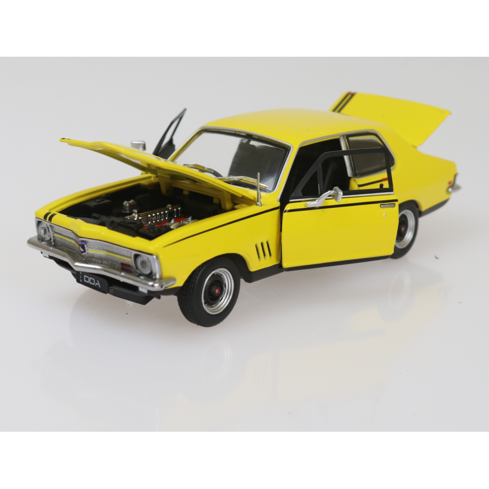 Holden Torana LC GTR Yellow Diecast Model Car 1:32 Scale (Approx. 14–15cm) Collectible