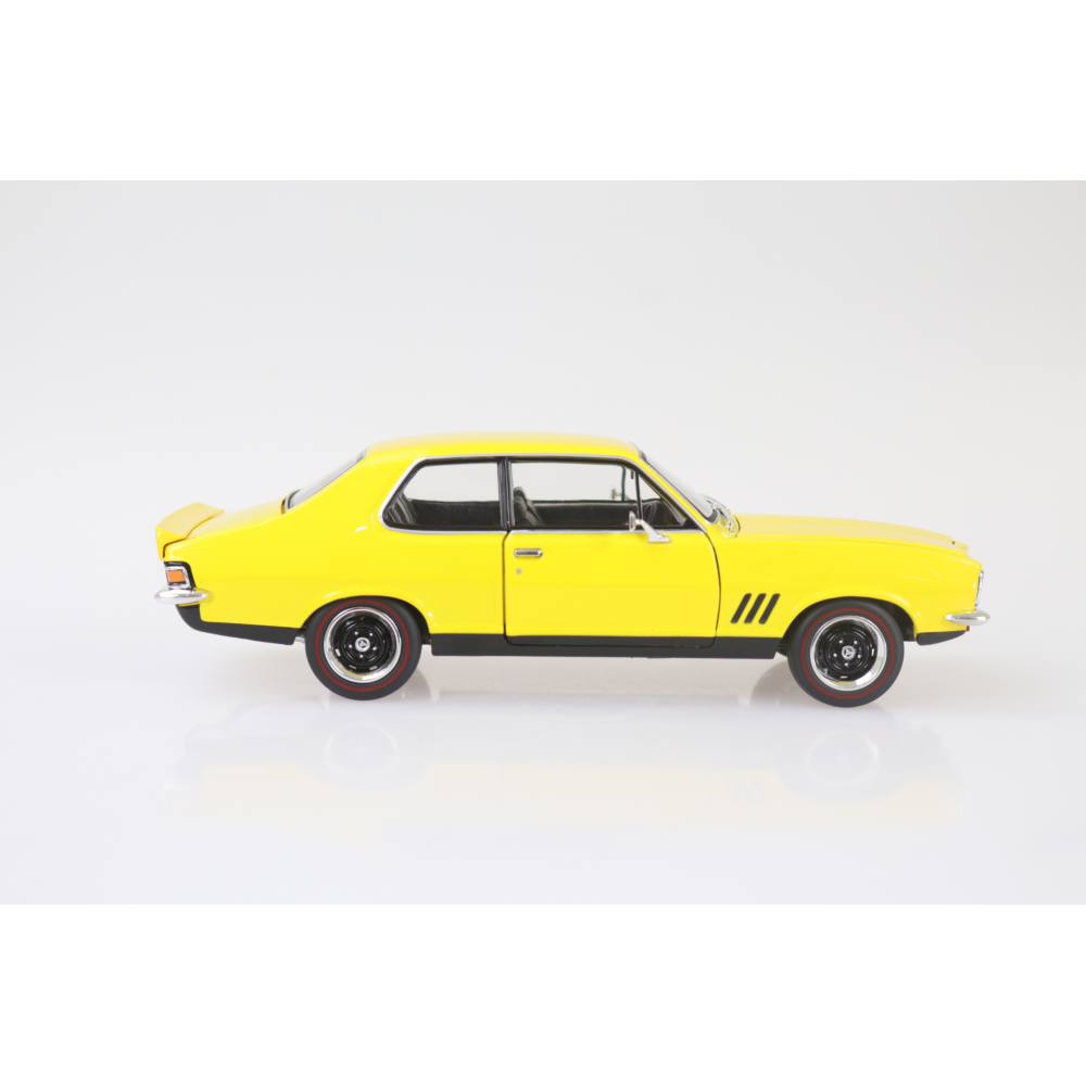 Holden LJ GTR Torana Yellow Diecast Model Car 1:24 Scale (Approx. 18–20cm) Collectible | Universal Auto Spares